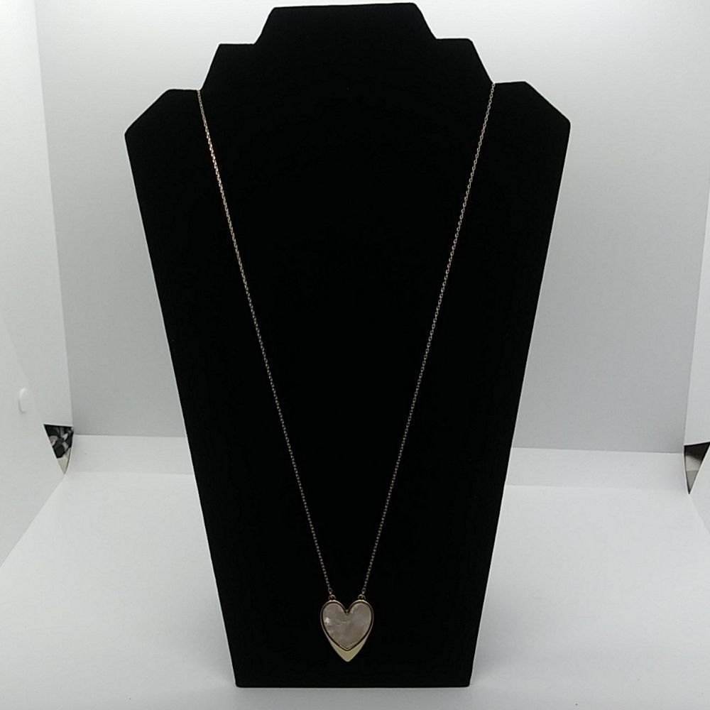 Lucky Brand Semi Precious Heart Pendant NWT